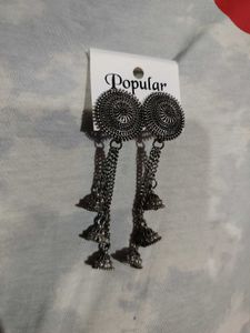 Boho Jhumka Earrings
