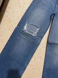Wide Leg Denim Jeans