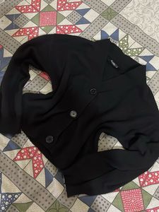 Classic Black Cardigan