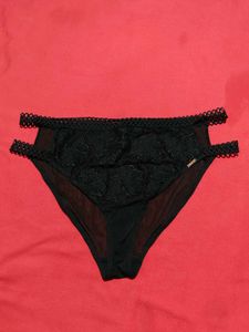 Black Lace Brief Panty