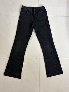 Black Flare Denim Jeans