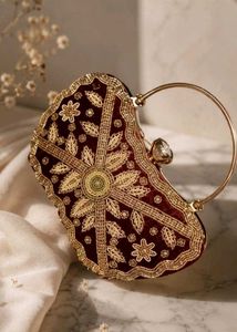 Embroidered Clutch Bag