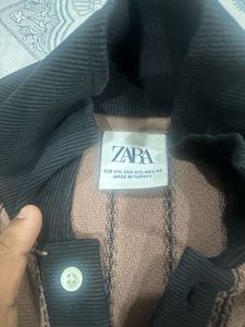 Zara Striped Polo Shirt For Men