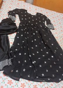 black  gown with pant 🖤🖤