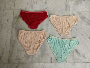 Comfortable Cotton Panties (Set of 4)