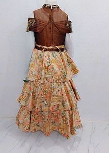 Beautiful Tiered Ethnic Gown