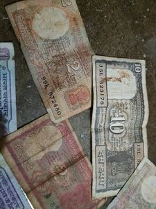 Combo Of Old Notes And Coins