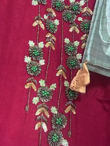 Elegant Embroidered Kurta with Dupatta