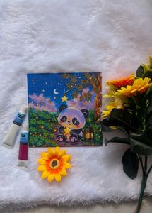 Mini Panda Cute Painting
