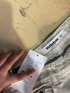Cream 8 pocket  Cargo Pants for women