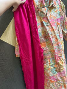 Vibrant Block Print Kurta