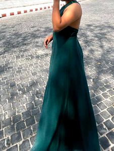 Elegant Teal Maxi Dress