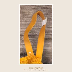 34 GG Yellow Lace Bra
