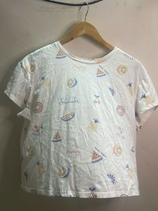 Cute Summer Fruit Print T-Shirt