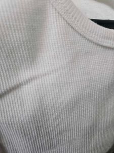 White Sleeveless Top