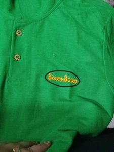 Men's Green Boom Polo Shi
