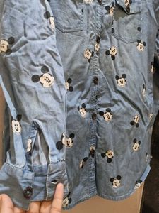 Micky mouse jeans shirt