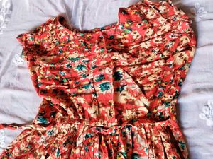Boho Floral Print Summer Dress