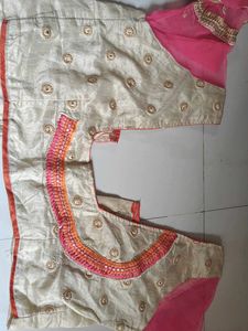 Designer Embroidered Silk Blouse