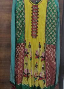 Elegant Embroidered Anarkali Kurta