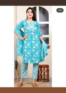 Floral Print Kurta Set