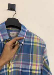 Men's Plaid Button-Down Shirt