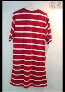 Red &amp; White Striped T-Shirt