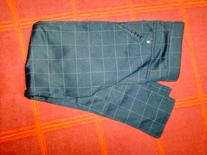 Blue Plaid Checkered Pants
