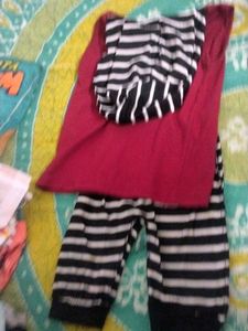 Baby Girls Striped Outfit