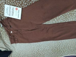 Brown Wide Leg baggy Jeans