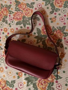 Burgundy Shoulder Bag