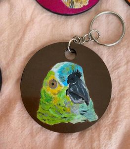 Custom Pet Potraits Keychains