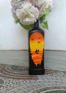 Sunset Bottle Art