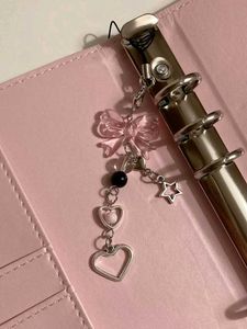 y2k Pink Bow Phone Charm