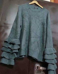 Grey Winter Top For Healthy Girl Or Woman 48 Bust