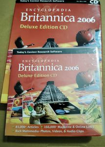 3 CD Brittanica Encyclopedia Set 2006
