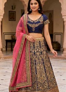 Elegant Embroidered Lehenga Choli