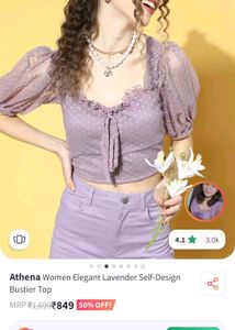 Polka Dot Mesh Crop Top