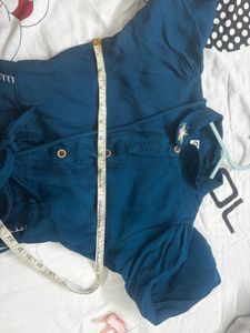 Teal Blue Dress with Matching Bag