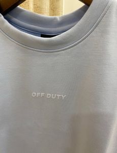 Light Blue 'Off Duty' Crop Top