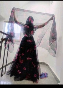 skirt with top and dupatta