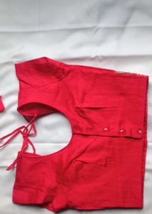 ✨❤Red Georgette Embroidered Saree❤✨