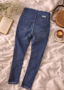 High Waisted Denim Jeans