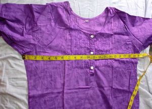 Purple Short Kurti