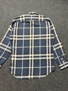 Men's Blue Checkered Casual Shirt
