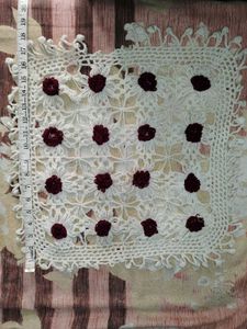 Handmade Starburst Crochet Trivet
