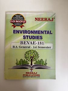 Environmental Studies - IGNOU