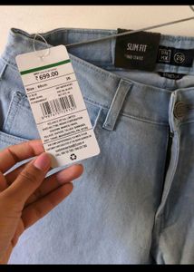 DNMX Light Blue Slim Fit Jeans