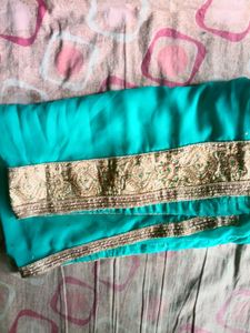 pink and blue halfsaree /lehenga