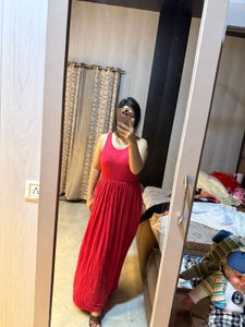 Vibrant Red Maxi Dress❤️🎀